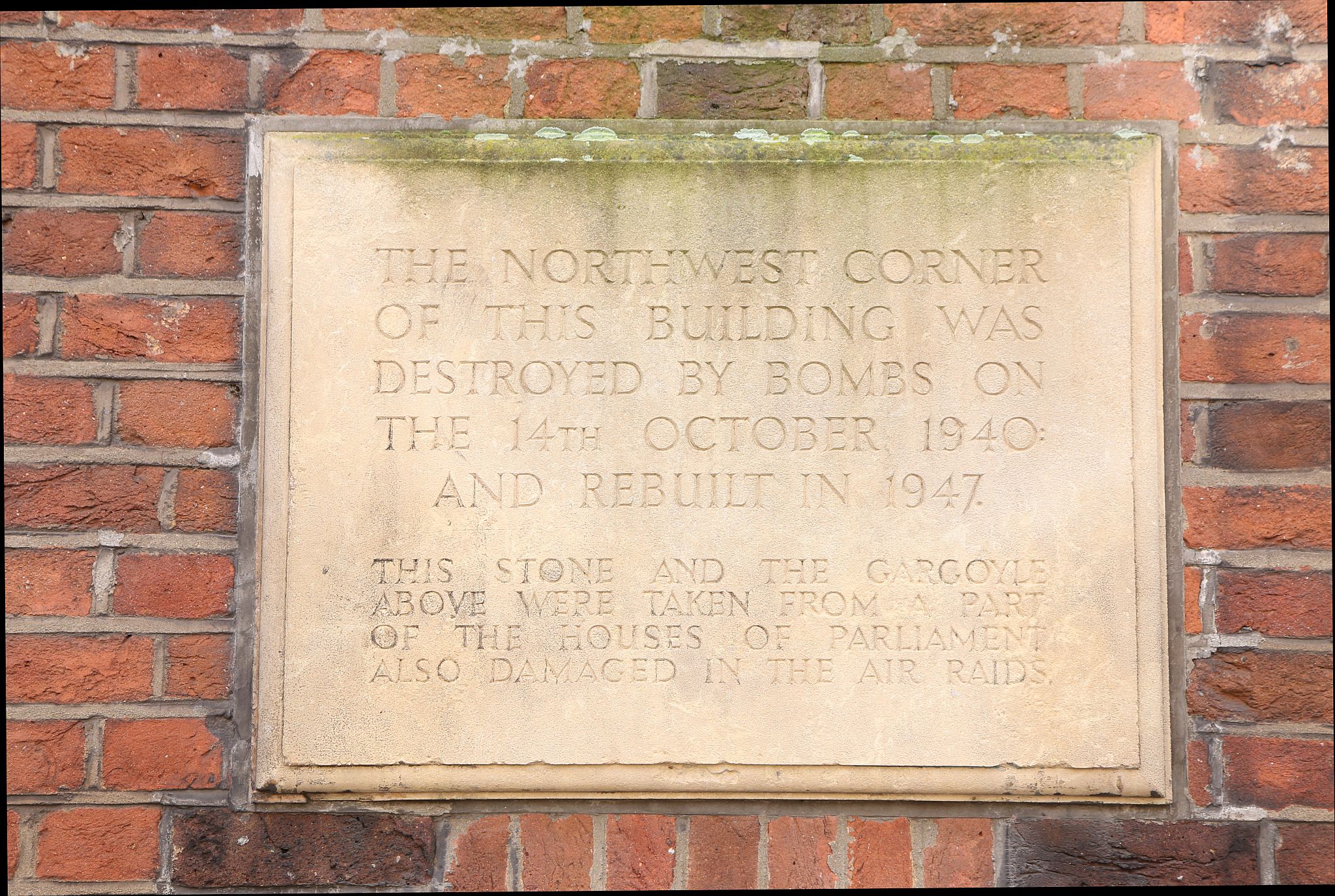 Gargoyle on Millstream House, Jamaica Road Brave Scout WW2 in